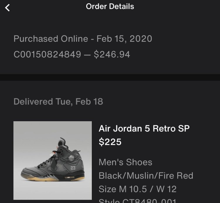 Air Jordan 5 Off White Muslin