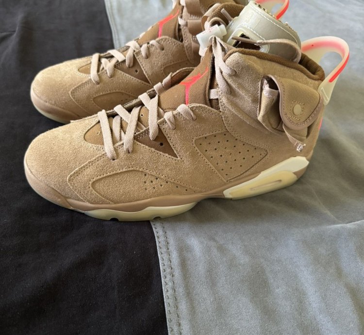 Air Jordan 6 Retro Travis Scott British Lhaki