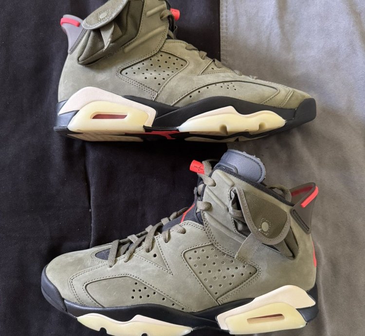Air Jordan 6 Retro Travis Scott Olive