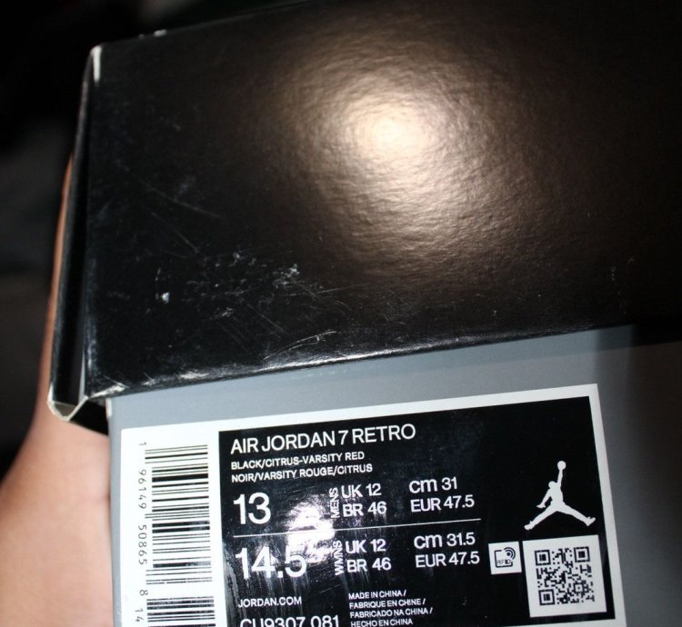 Air Jordan retro 7 citrus 2022