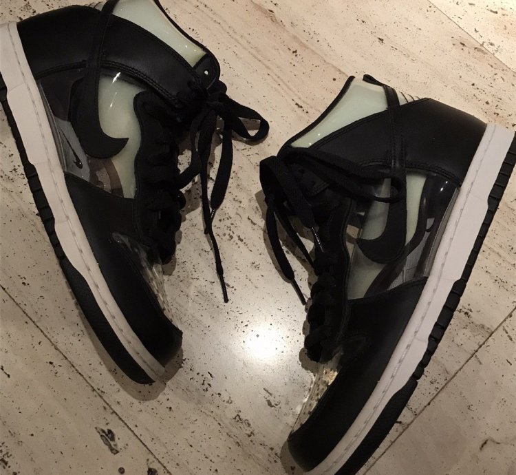 DS Nike Dunk High Comme Des Gar ons Clear