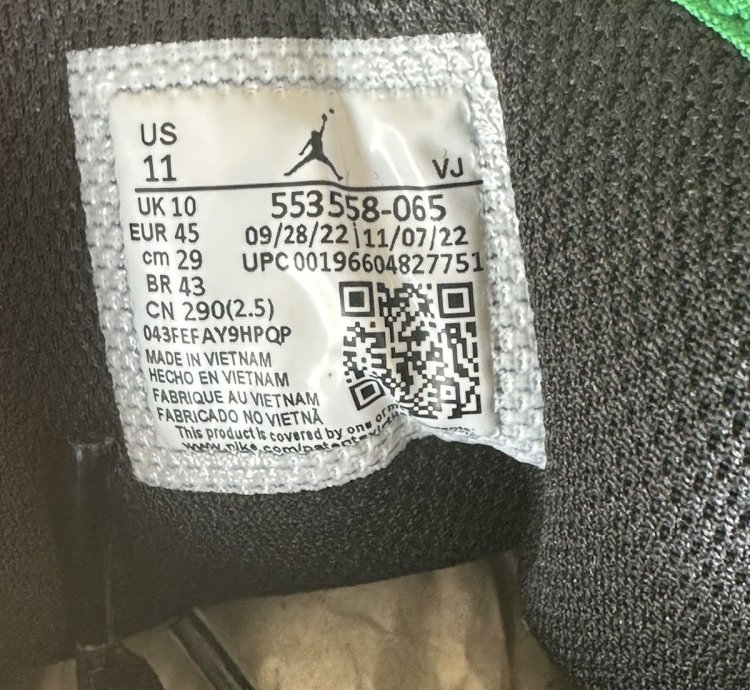 Jordan 1 Low Lucky Green