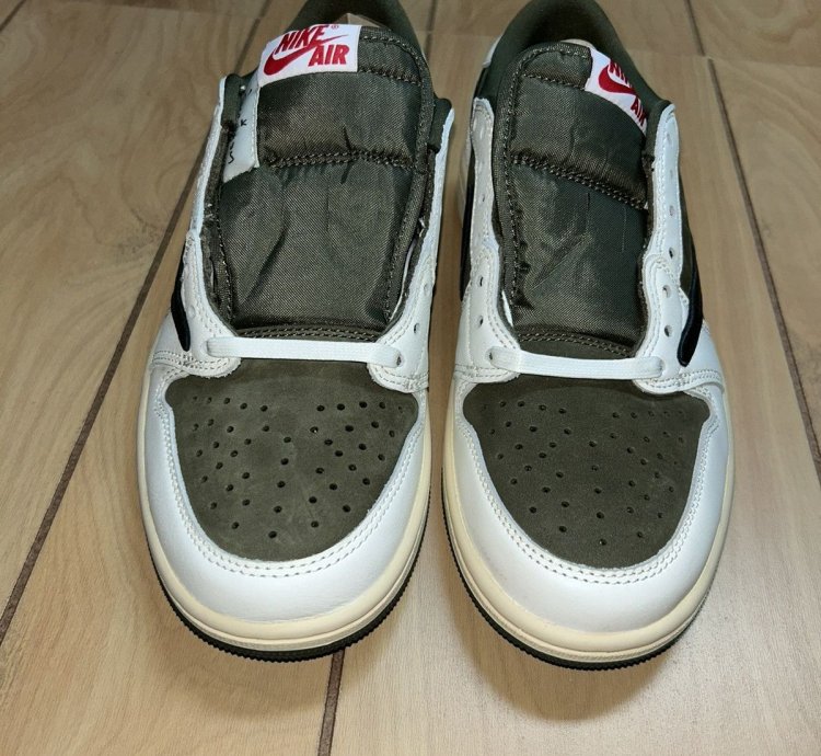 Jordan 1 Low Travis Scott Medium Olive