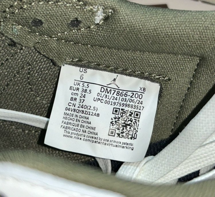 Jordan 1 Low Travis Scott Medium Olive
