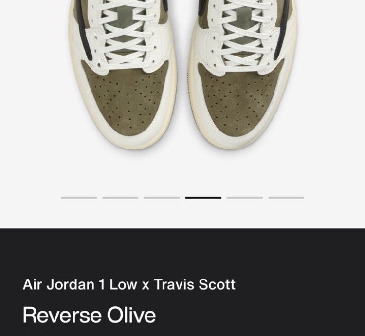 jordan 1 low travis scott olive