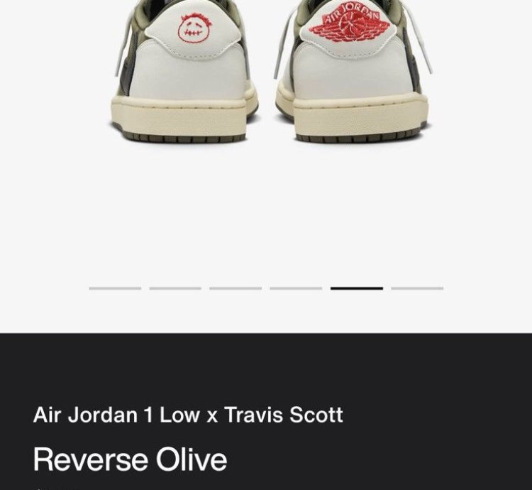 jordan 1 low travis scott olive