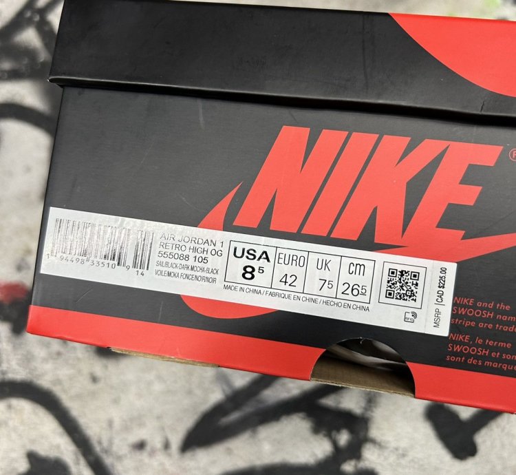 Jordan 1 Retro High Dark Mocha (2020)
