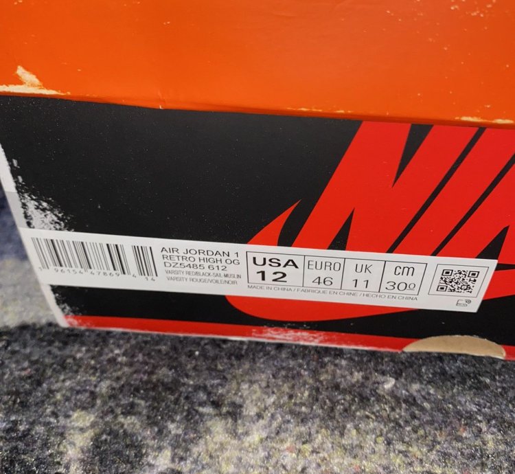 Jordan 1 Retro High OG Chicago Lost and Found