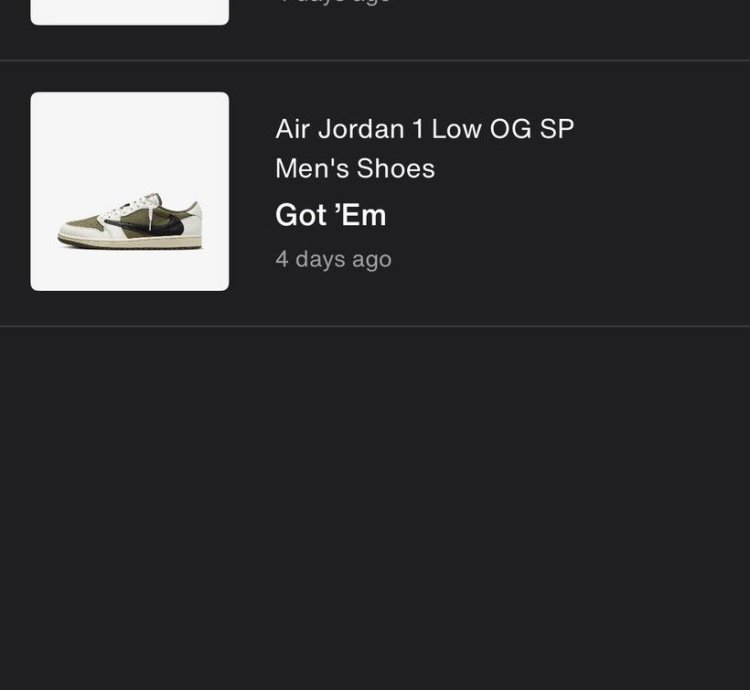 Jordan 1 Retro Low (Travis Scott Medium Olive)