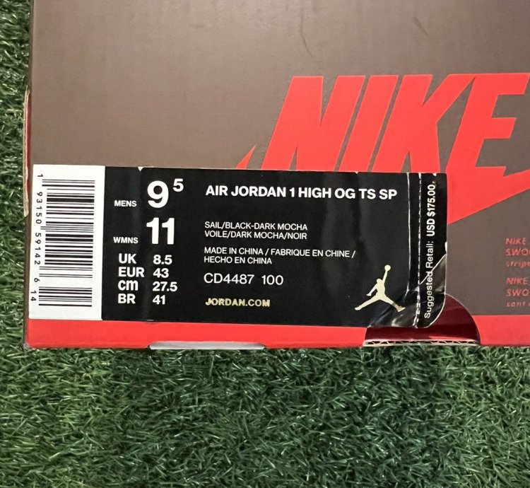 Jordan 1 Travis Scott High Sneakers OG SP