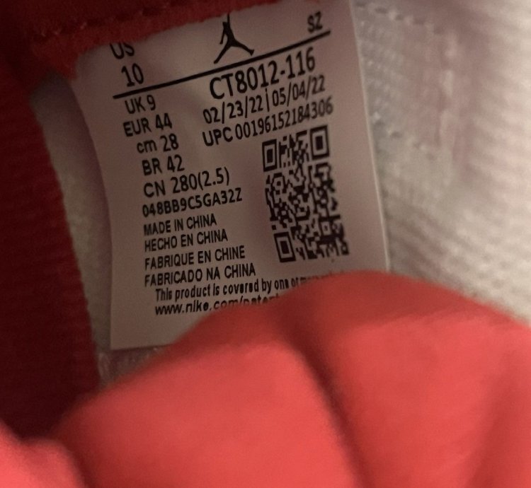 Jordan 11 Retro Cherry Sz 10us