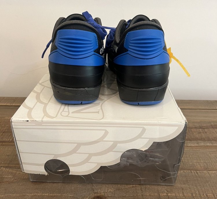 Jordan 2 Retro Low SP Off-White Black Blue