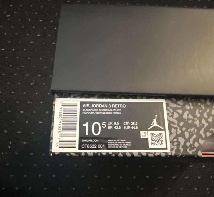jordan 3 black cat