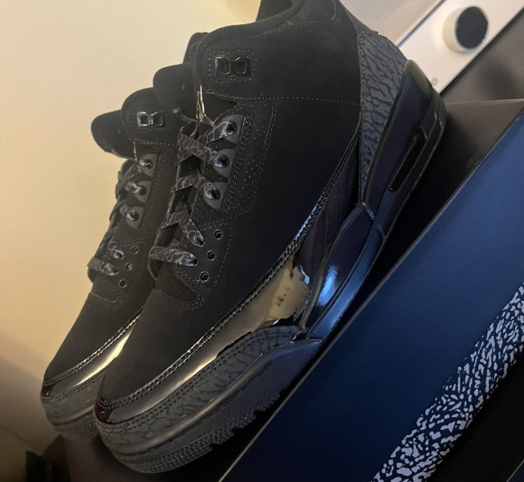 Jordan 3 black cat 9 5