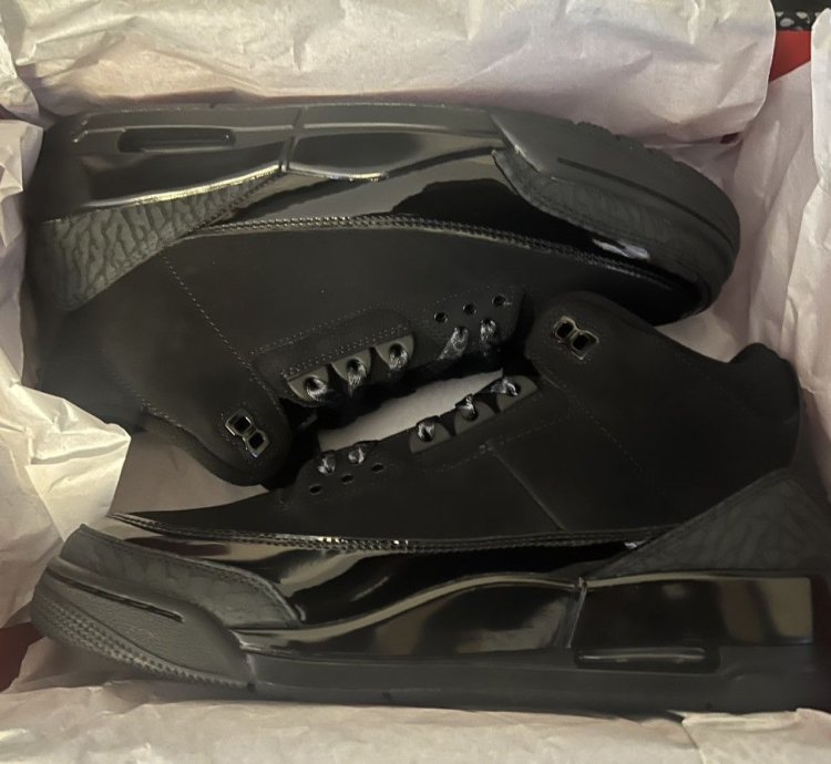 Jordan 3 black cat 9 5