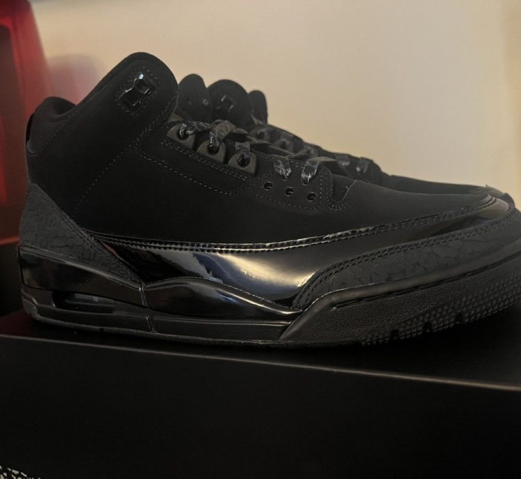 Jordan 3 black cat 9 5