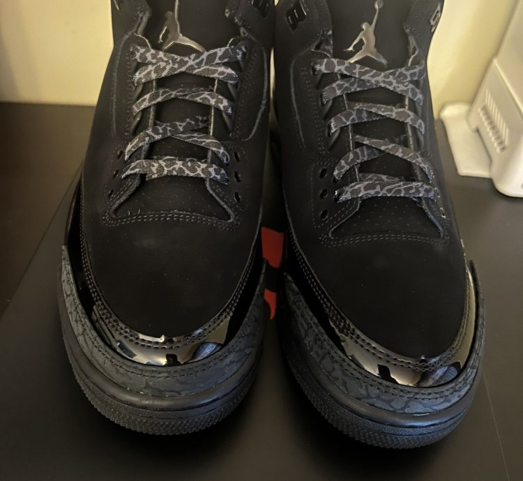 Jordan 3 black cat 9 5
