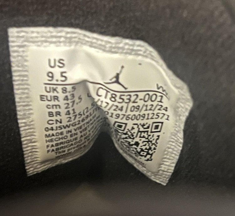 Jordan 3 black cat 9 5