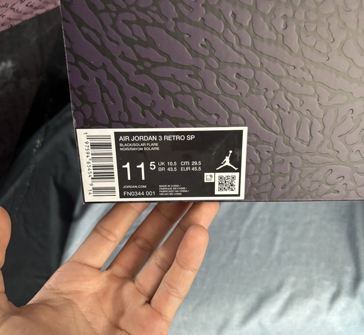Jordan 3 retro Balvin Rio