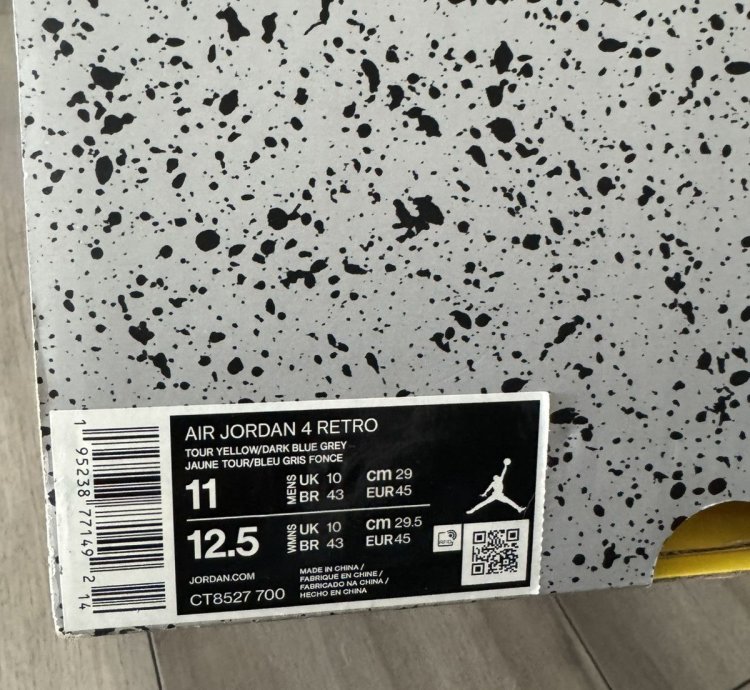 Jordan 4 lightning 2021 brand new