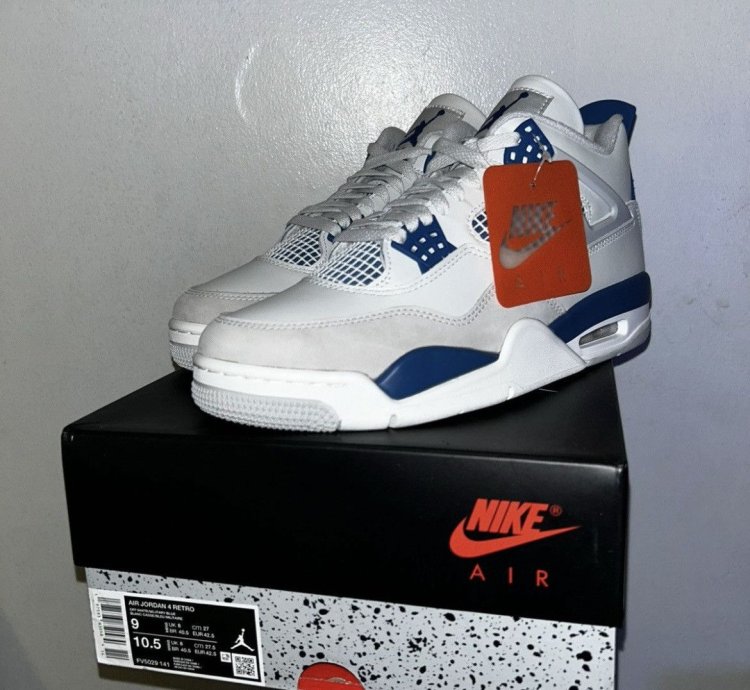 jordan 4 military blue size 9