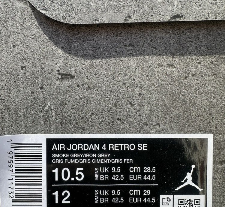Jordan 4 Paris Olympics Wet Cement