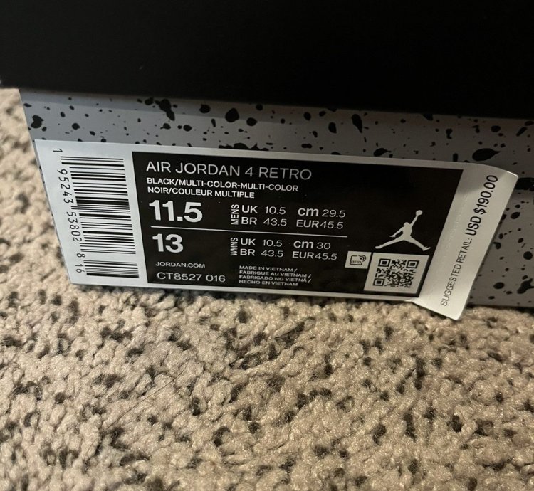Jordan 4 Red Thunder