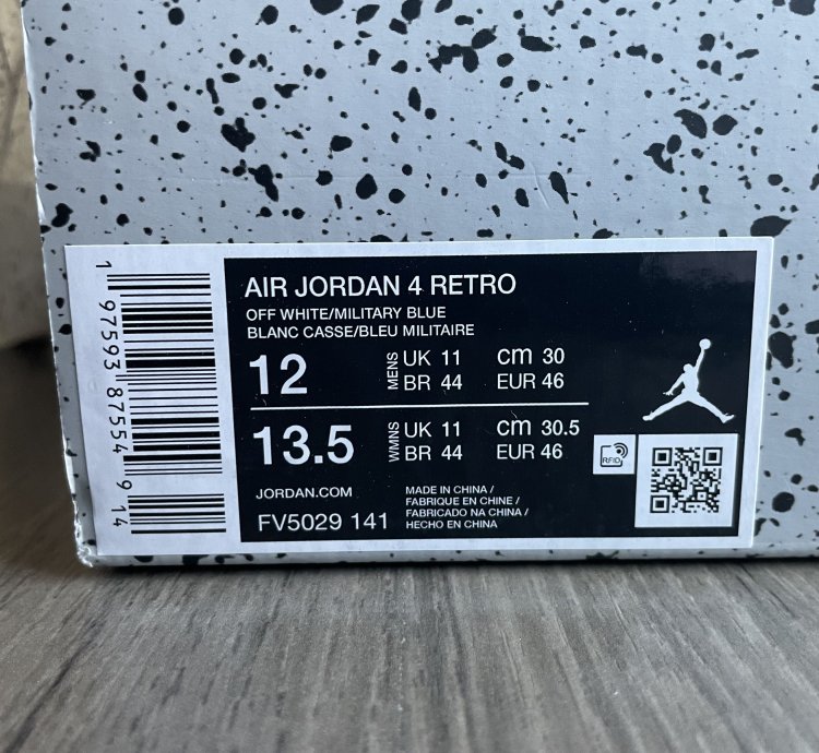 Jordan 4 Retro Military Blue (2024)
