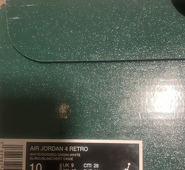Jordan 4 Retro Oxidized Green Size 10