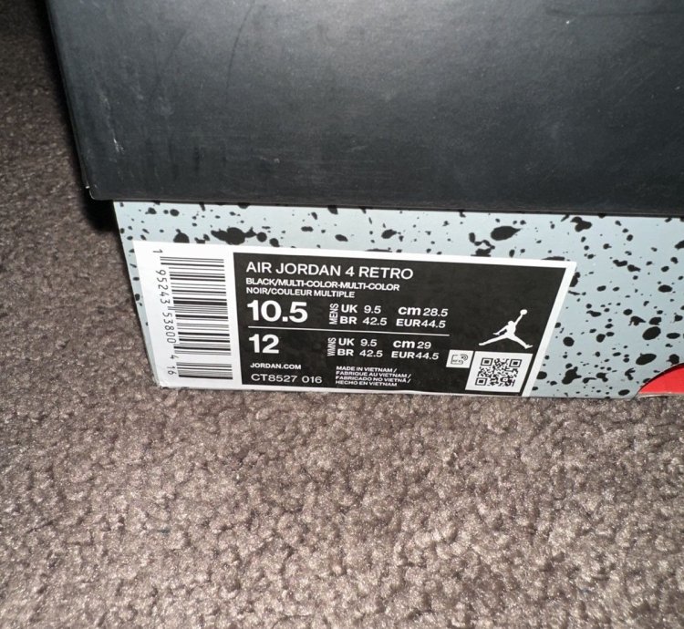 Jordan 4 Retro Red Thunder