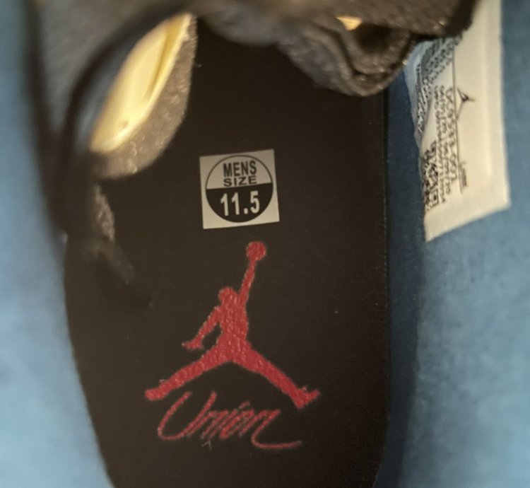Jordan 4 Union Off Noir