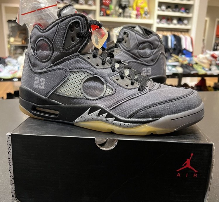 Jordan 5 retro off white muslin