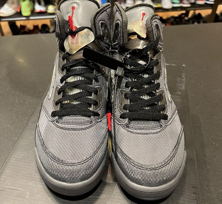Jordan 5 retro off white muslin