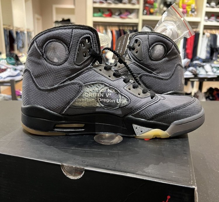 Jordan 5 retro off white muslin