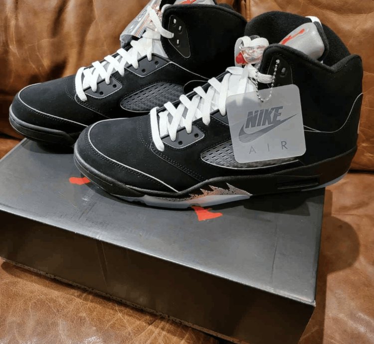 Jordan 5 Retro OG Black Metallic Reimagined 2025 New Size 13