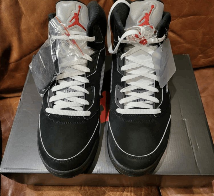 Jordan 5 Retro OG Black Metallic Reimagined 2025 New Size 13