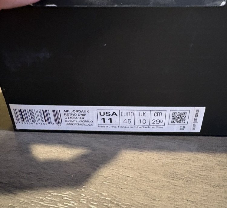 Jordan 6 Retro DMP (2020)