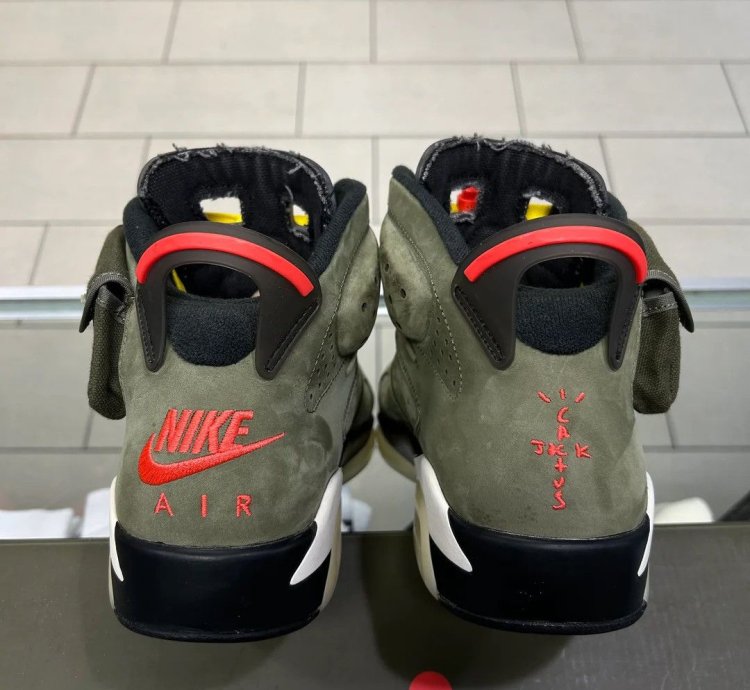 JORDAN 6 RETRO TRAVIS SCOTT OLIVE