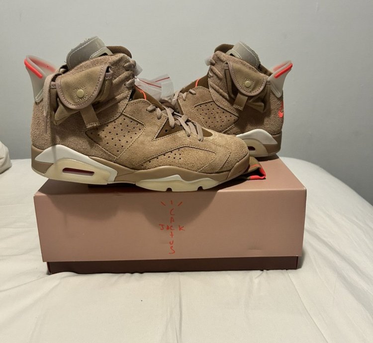 Jordan 6 Travis Scott British Khaki