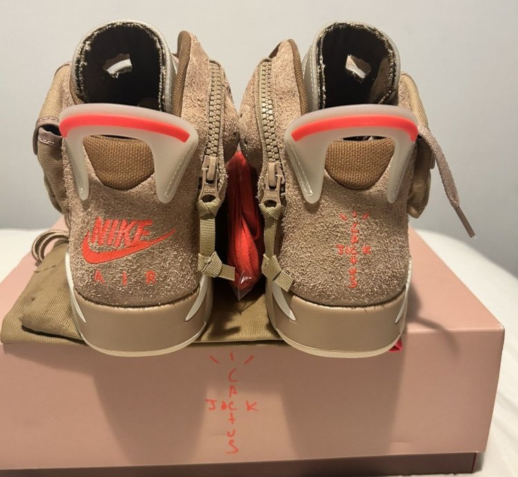 Jordan 6 Travis Scott British Khaki