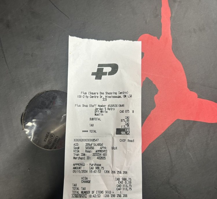 LAST DROP Jordan 5 Retro Off-White Muslin
