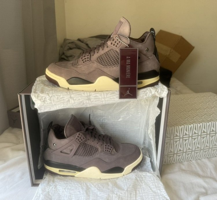 Ma Mani re Air Jordan 4 Retro Violet Ore