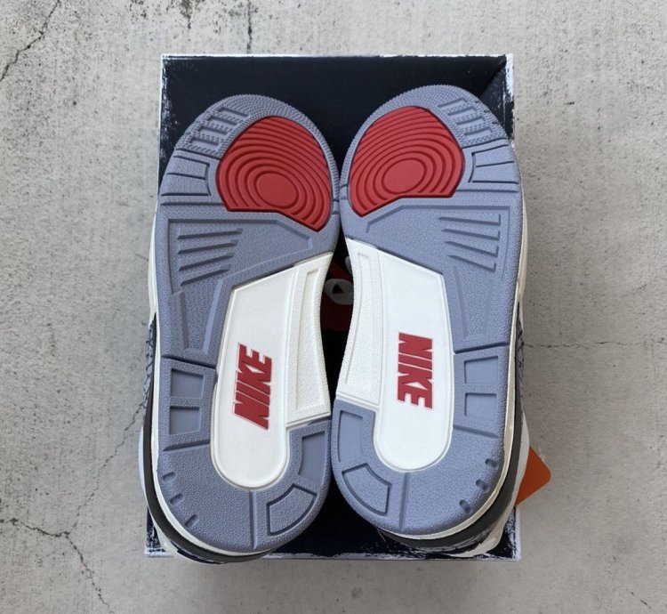 Men size 9 Nike Air Jordan 3 retro white cement reimagined