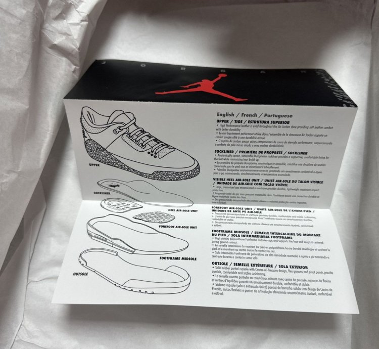 NEW Size 10 5 US Men - Jordan 3 Retro OG 2024 Black Cement