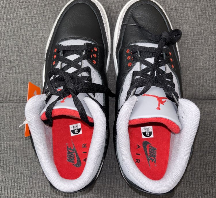 Nike Air Jordan 3 Retro Black Cement (2024) 12 DN3707-010