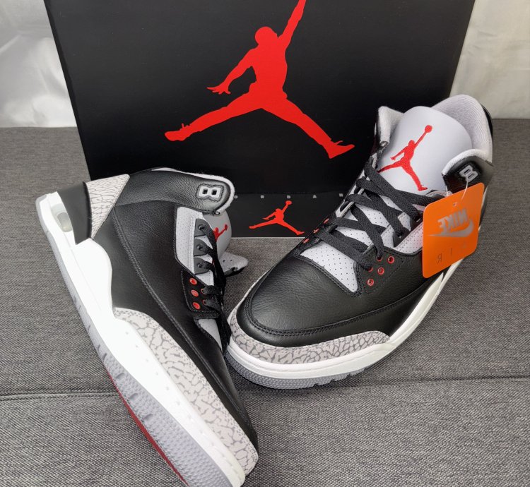 Nike Air Jordan 3 Retro Black Cement (2024) 13 DN3707-010