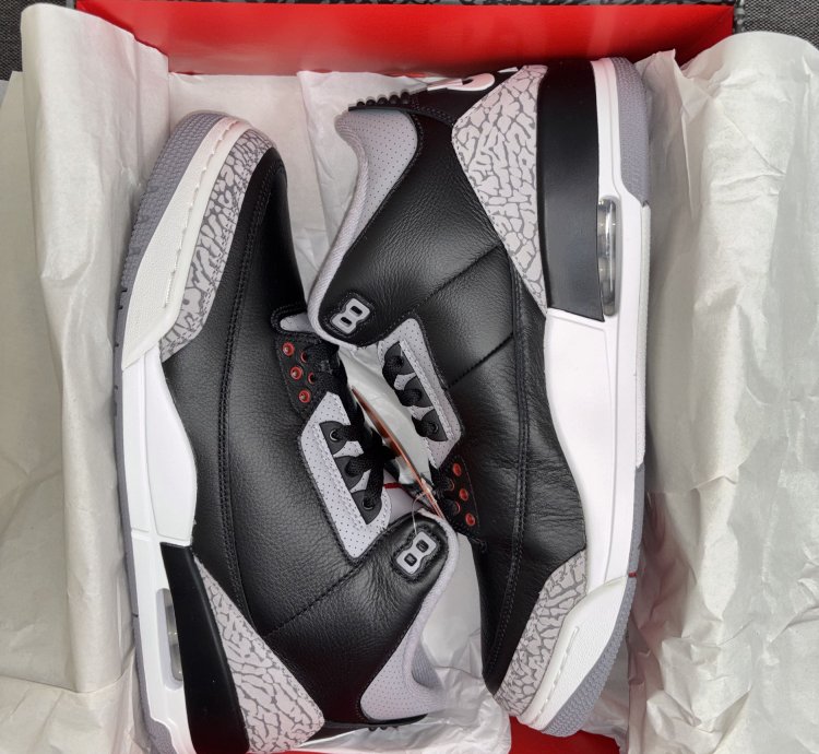 Nike Air Jordan 3 Retro Black Cement (2024) 13 DN3707-010