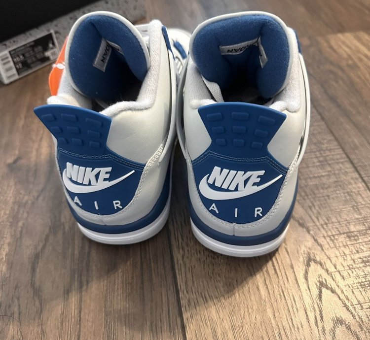 Nike Air Jordan 4 Retro Military Blue 2024 Sz 10 5 New