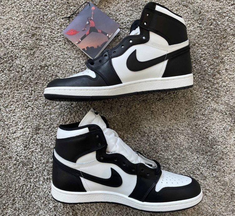 Nike Air Jordan Retro 1 85 1985 High OG Black White Size 9 5
