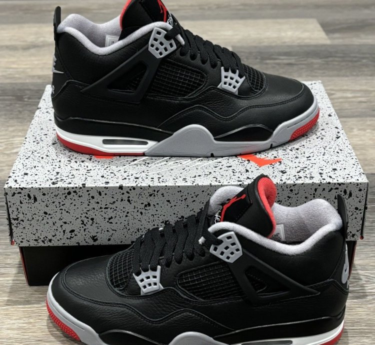 Nike Air Jordan Retro 4 Bred Reimagined